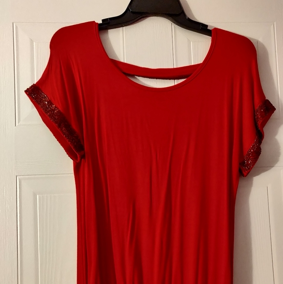 NWOT Red bodycon dress - Picture 8 of 10